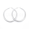 201 Stainless Steel Big Hoop Earrings for Women EJEW-N052-04B-01-1