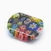 Handmade Millefiori Glass Beads LAMP-O016-18A-3