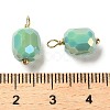 Glass Charms KK-M266-04G-03-3