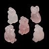 Natural Rose Quartz Carved Healing Figurines G-B062-03D-2