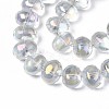 Electroplate Glass Beads Strand EGLA-S188-22-B03-6