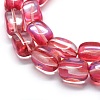 Synthetic Moonstone Beads Strands G-E503-B-4