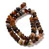 Natural Banded Agate/Striped Agate Beads Strands G-E605-A02-03K-3