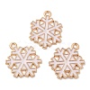 Christmas Light Gold Tone Alloy Enamel Pendants FIND-C031-02KCG-01-3