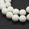 Unwaxed Natural Lava Rock Beads Strands X-G-J367-01-8mm-3