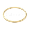 Ion Plating(IP) 304 Stainless Steel Simple Roung Ring Bangles for Women BJEW-F461-01G-G-2