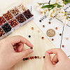 PandaHall Elite Natural Wood Beads Sets WOOD-PH0002-51B-2