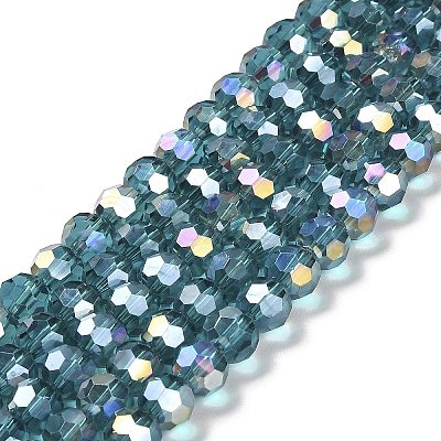 Transparent Glass Beads EGLA-A035-T8mm-B12-1