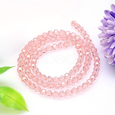 Imitation Austrian Crystal Bead Strands G-M181-6mm-30A-1