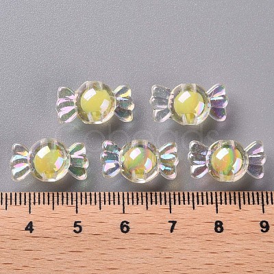 Transparent Acrylic Beads TACR-S152-03B-SS2105-1