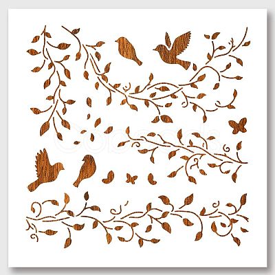 PET Hollow Out Drawing Painting Stencils DIY-WH0405-0006-1