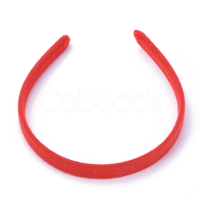 Hair Accessories Plain Plastic Hair Band Findings OHAR-S195-05A-1