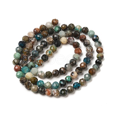 Natural HuBei Turquoise Beads Strands G-G140-A05-04-1