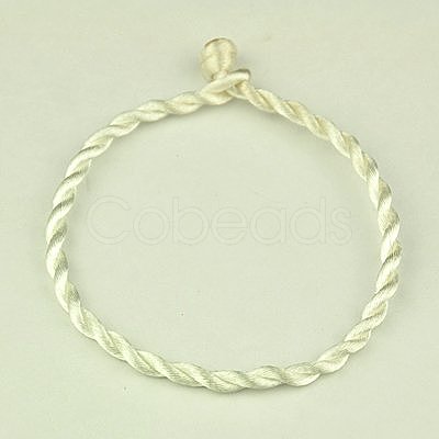 Nylon Rattail Satin Cord Bracelet Making AJEW-JB00019-15-1