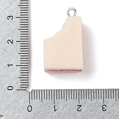 Resin Imitation Food Pendants FIND-U001-02D-1