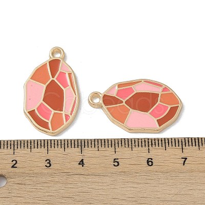 Rack Plating Alloy Enamel Pendants FIND-I038-05-1