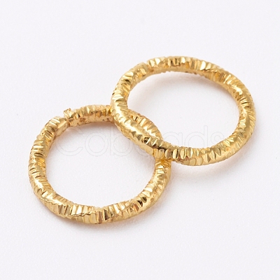 Iron Textured Jump Rings X-IFIN-D086-02-G-1