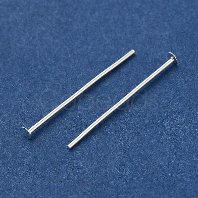 Brass Flat Head Pins KK-H502-01C-S-1