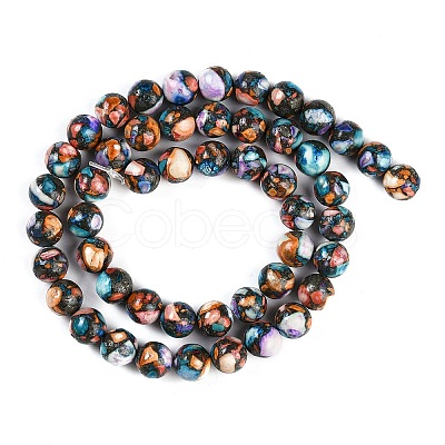 Natural Howlite Beads Strands G-Q017-C03-03-1