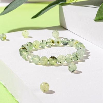 DIY Natural Prehnite Beads Jewelry Set Making DIY-LS0002-71-1