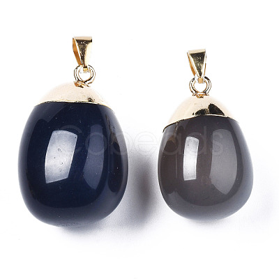 Natural Agate Pendants G-S359-356-1