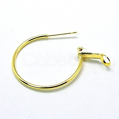 Brass Hoop Earrings EC259-G-1