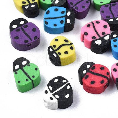 Handmade Polymer Clay Beads X-CLAY-N011-43A-1