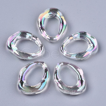 Transparent Acrylic Linkings Rings PACR-N010-025-01-1