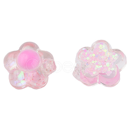 Transparent Epoxy Resin Cabochons CRES-N034-21A-1