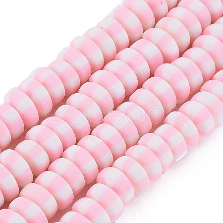 Handmade Polymer Clay Beads Strands CLAY-N008-042K-1