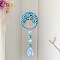 Teardrop Glass Suncatchers, Gemstone Tree of Life Hanging Ornaments, Rainbow Maker, for Garden & Home Decoration, 400mm