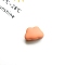 3D Cloud Resin Cabochons, DIY Accessories, Phone Case Decoration/Keychain Pendants/Refrigerator Sticker, Orange, 20x14x12mm