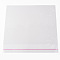 Rectangle OPP Cellophane Bags, Clear, 20x20x0.02cm, Inner Measure: 16.5x20cm