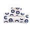 PVC Claw Hair Clips, Rectangle, Round, 83x47x41mm