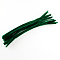 11.8 inch Pipe Cleaners, DIY Chenille Stem Tinsel Garland Craft Wire, Dark Green, 300x5mm