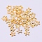 Alloy Cabochons, Epoxy Resin Supplies Filling Accessories, for Resin Jewelry Making, Cadmium Free & Lead Free, Sea Turtles Shape, Golden, 7x6.5x1mm