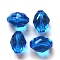 K9 Glass, Imitation Austrian Crystal Beads, Grade AAA, Faceted, Oval, Dodger Blue, 13x10mm, Hole: 0.9~1mm