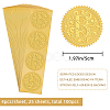 Self Adhesive Gold Foil Embossed Stickers DIY-WH0211-327-2