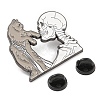 Halloween Alloy Enamel Pin Brooch JEWB-S013-09-3