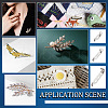 Unicraftale 100Pcs 5 Style 304 Stainless Steel Pin Brooch Findings STAS-UN0045-21-6
