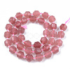 Natural Chalcedony Beads Strands X-G-R482-29-8mm-2