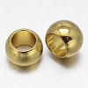 Rondelle Brass Beads KK-L111C-01G-1