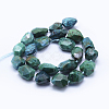 Natural Chrysocolla Beads Strands G-F531-09-D-2
