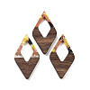 Walnut Wood Pendants FIND-Z050-02A-1