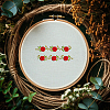 4 Sheets 11.6x8.2 Inch Stick and Stitch Embroidery Patterns DIY-WH0455-139-4