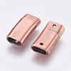 Tibetan Style Alloy Magnetic Clasps with Glue-in Ends TIBE-F025-36R-AAA-2