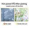 Waterproof PVC Colored Laser Stained Window Film Adhesive Stickers DIY-WH0256-065-8