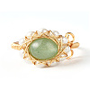 Natural Green Aventurine Finger Ring for Girl Women X1-RJEW-TA00012-1-4