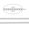 304 Stainless Steel Curb Chains CHS-F003-17P-C-2
