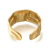 304 Stainless Steel Open Cuff Ring RJEW-F161-02G-18-3